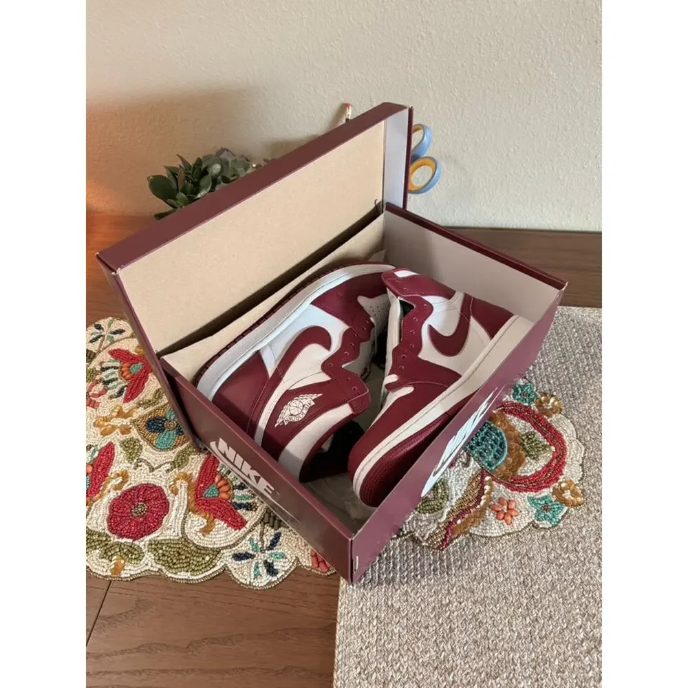 Jordan 1 Retro High OG White Artisanal Team Red Varsity Chicago DZ5485 160